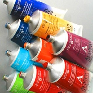 Digital painting mixing colors