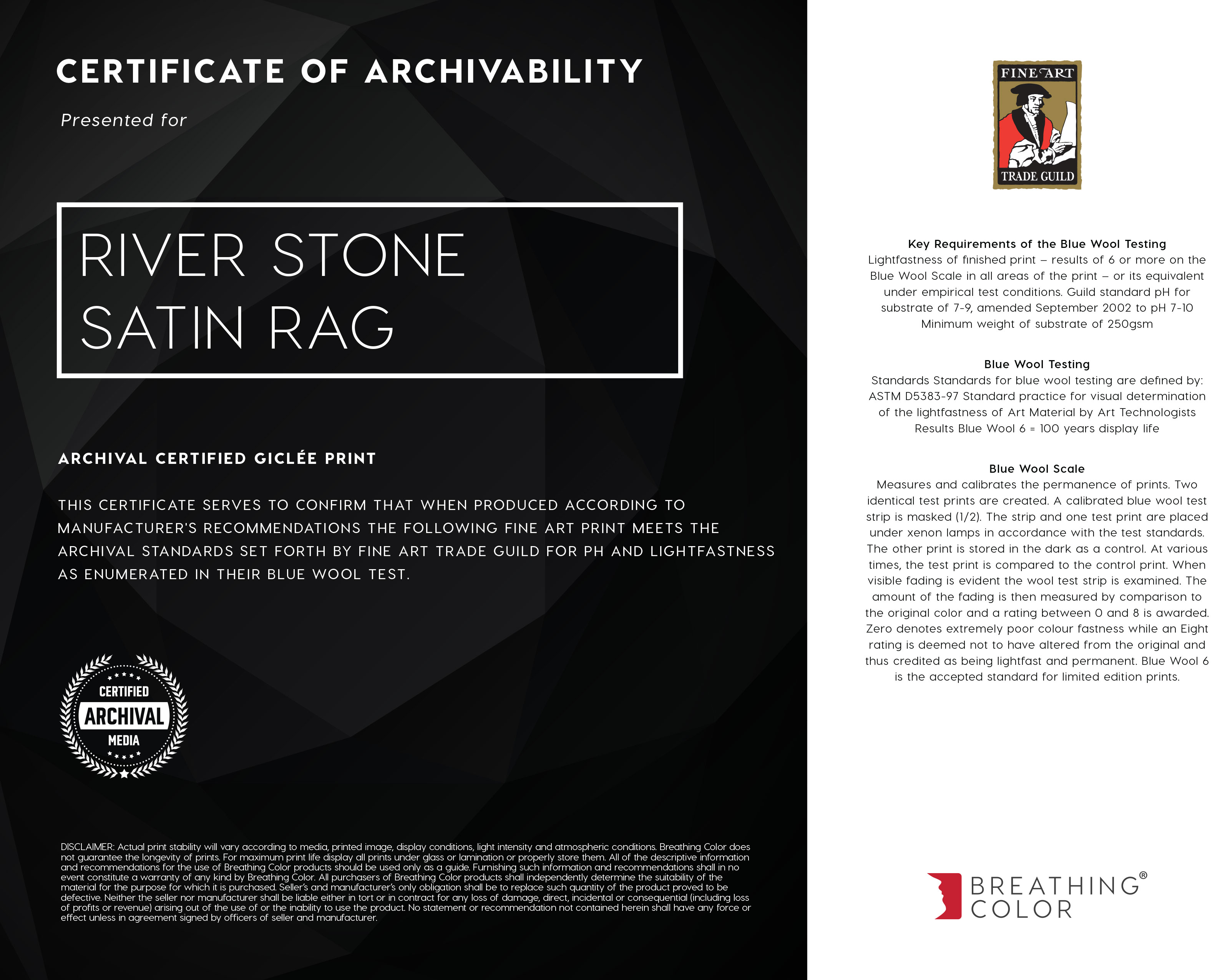 Premium River Stone Satin Rag Paper Perfect For Use on Professional Makes and Models of Epson Canon and HP printers preferred by Professionals 350 gram Satin Art Paper in 13 inch x 19 inch 25 sheets